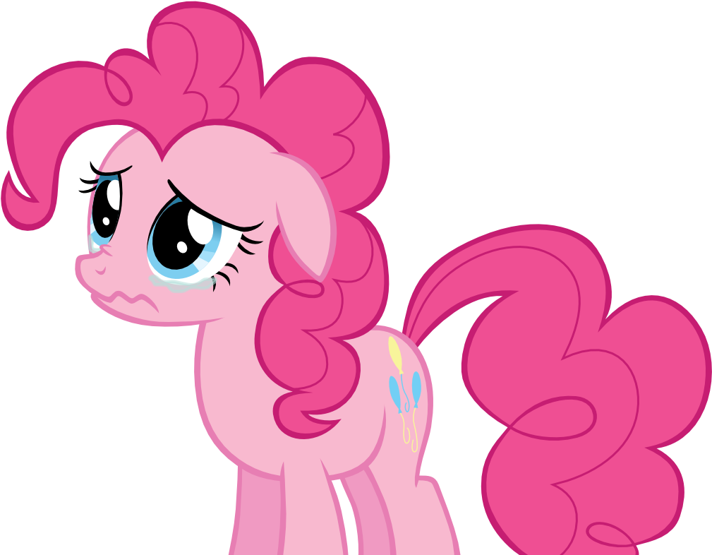 Pinkie Pie Sad Expression PNG image