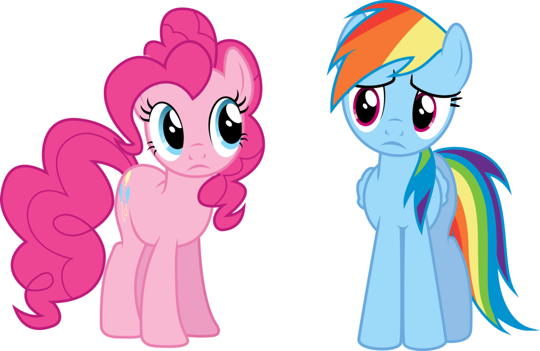 Pinkie Pieand Rainbow Dash Friendship PNG image