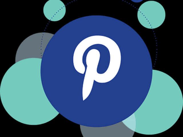 Pinterest Logo Stylized Background PNG image