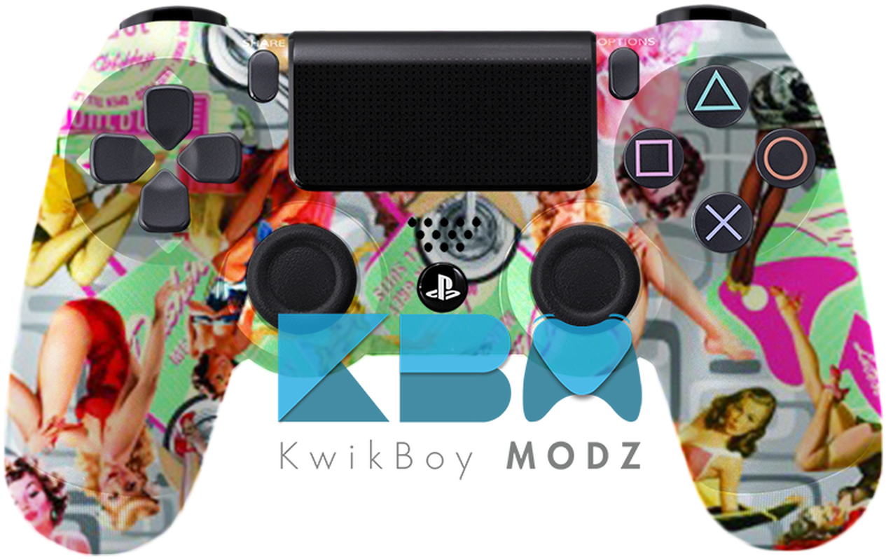 Pinup Custom P S4 Controller PNG image
