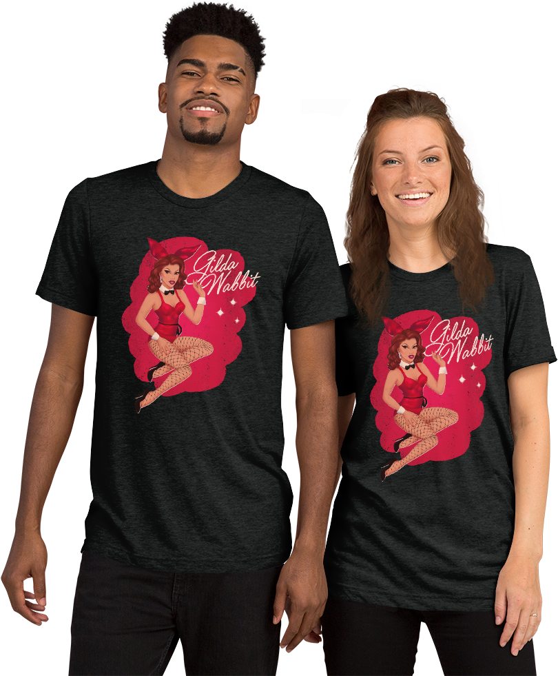 Pinup Style Couple Tshirts PNG image