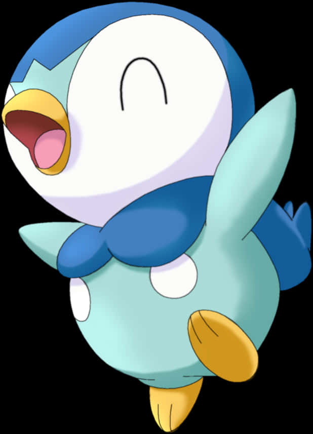 Piplup Pokemon Artwork PNG image