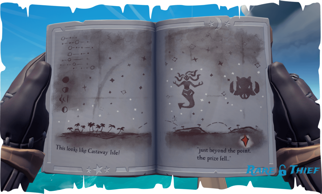 Pirate Adventure Map Open Book PNG image