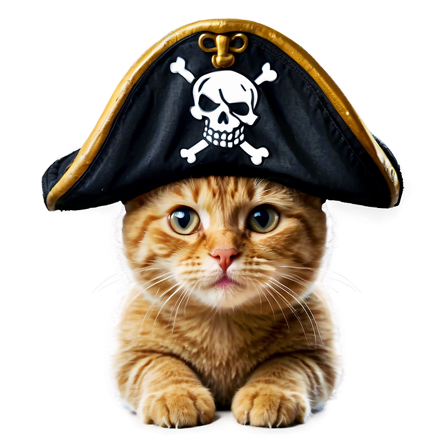 Pirate Cat Filter Png 06282024 PNG image