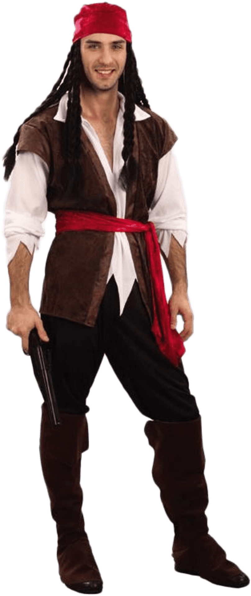 Pirate Costume Portrait PNG image