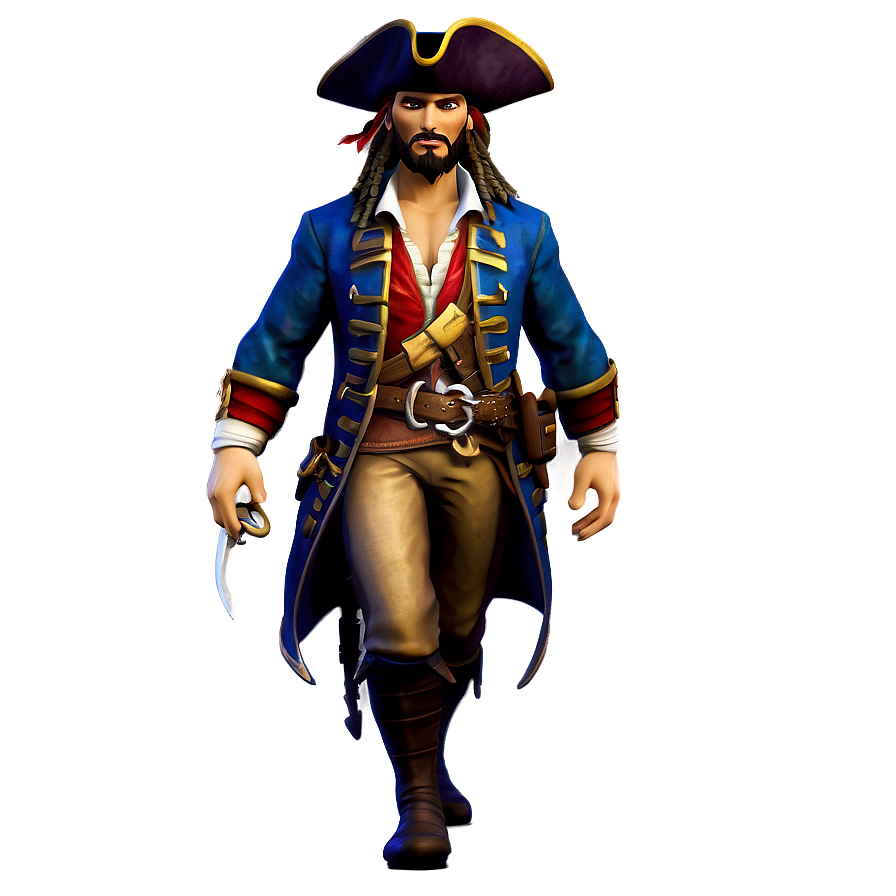 Pirate Game Character Captain Png Dbb41 PNG image