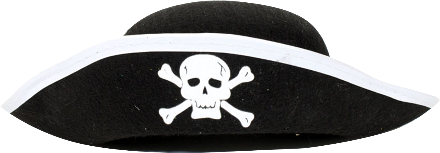 Pirate Hat Skulland Crossbones PNG image