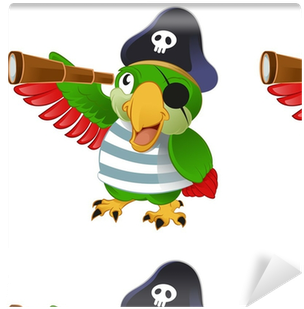 Pirate Parrot Cartoon PNG image