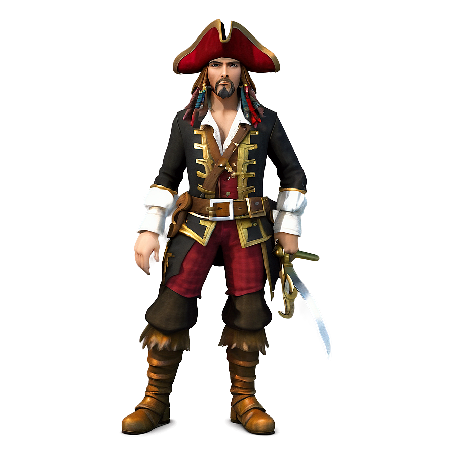 Pirate Rogue Adventurer Png Sva PNG image