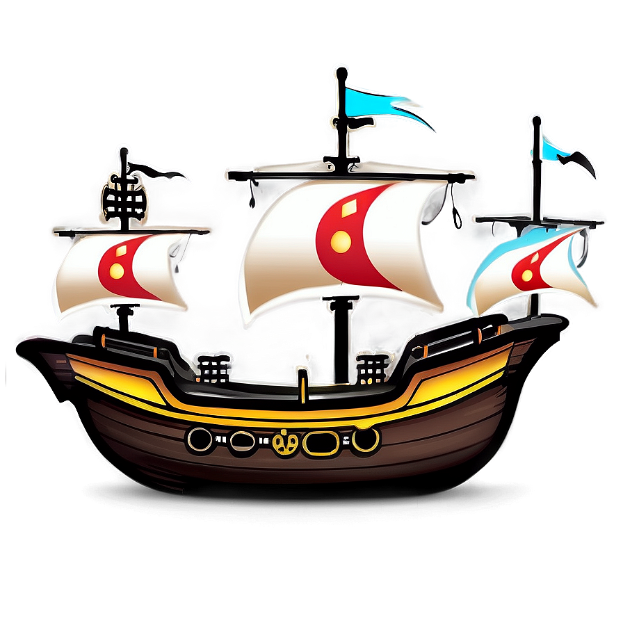 Pirate Ship Boat Png 05042024 PNG image