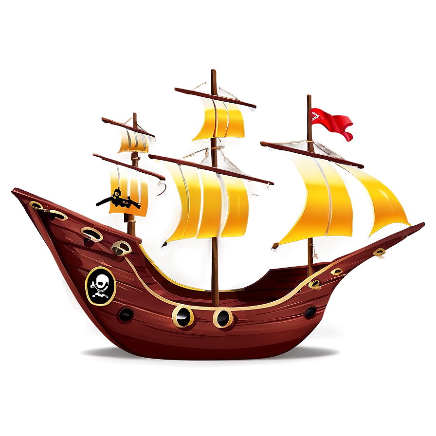 Pirate Ship Boat Png Lyw PNG image