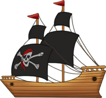 Pirate Ship Illustration PNG image