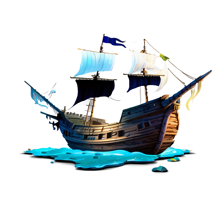 Pirate Ship Shipwreck Png Pxn PNG image