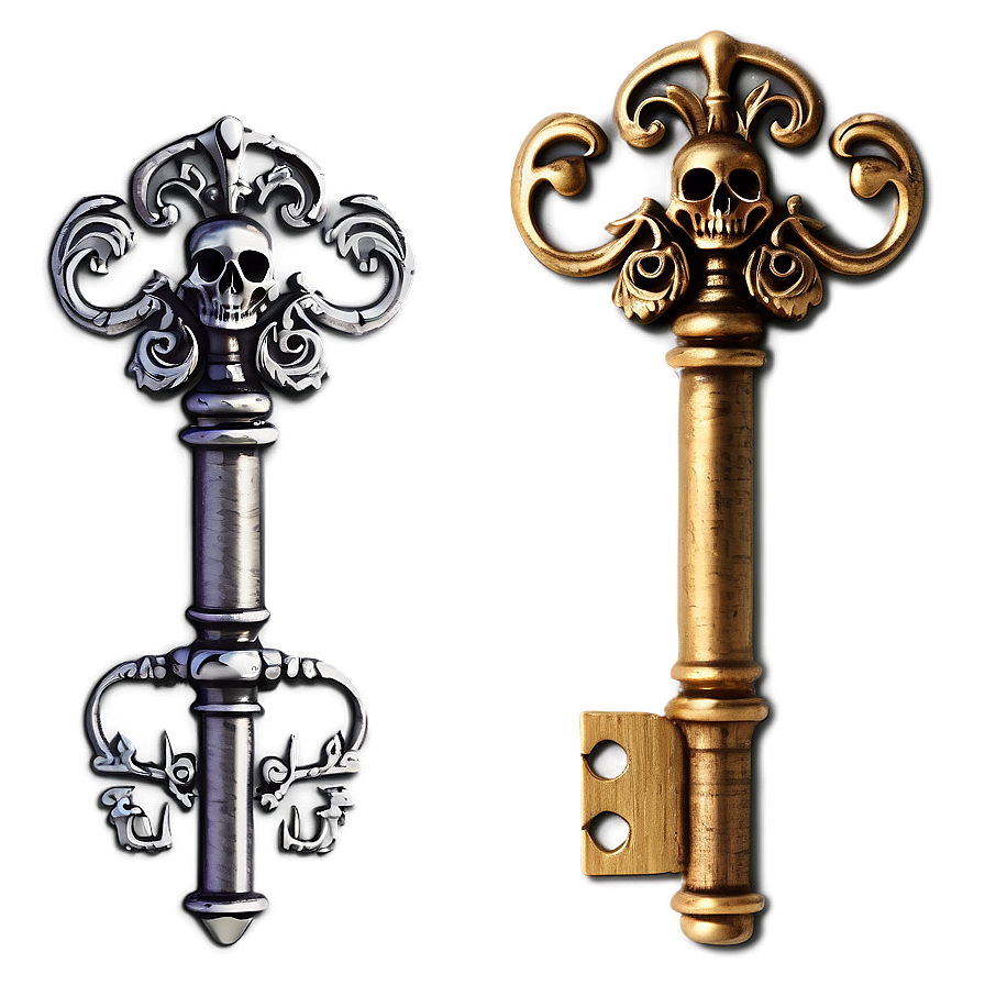 Pirate Skeleton Key Symbol Png 06212024 PNG image