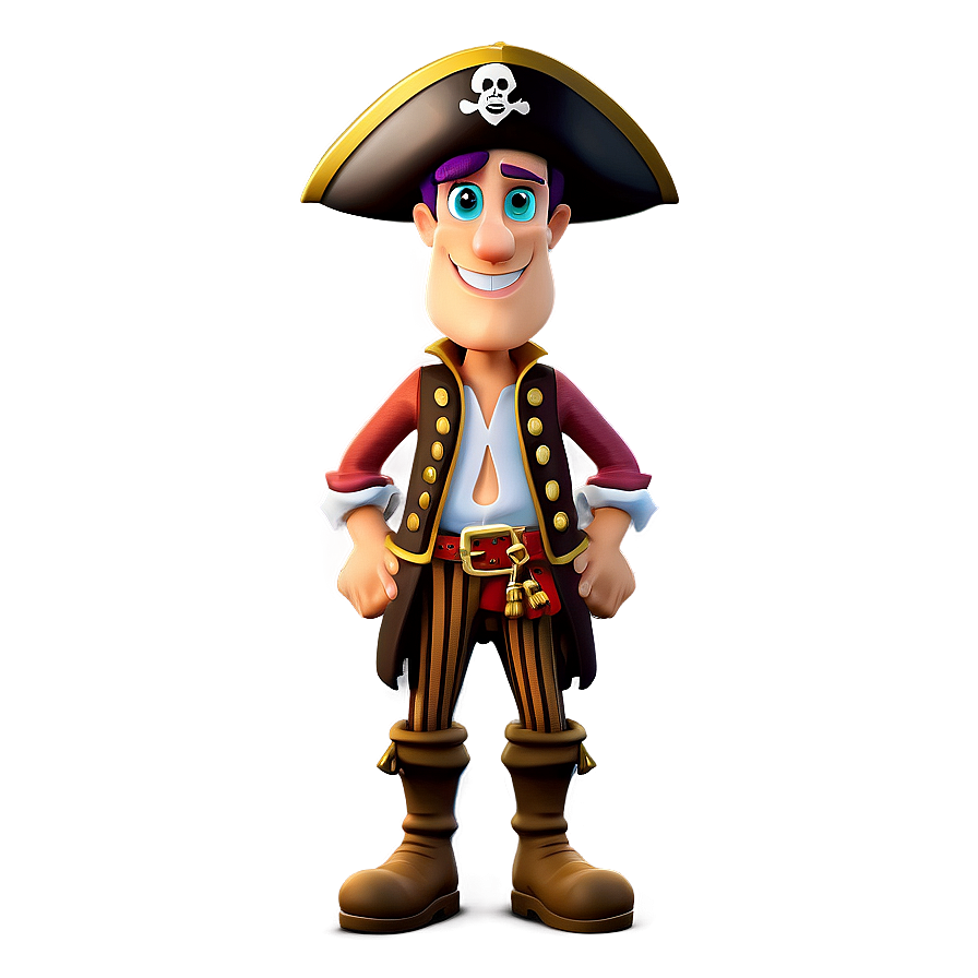 Pirate Theme Cartoon Character Png 63 PNG image