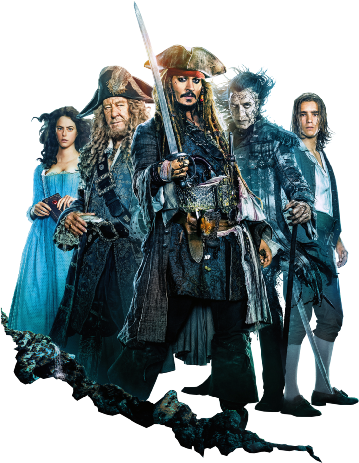 Pirates Ensemble Cast PNG image