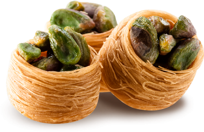 Pistachio_ Baklava_ Nests_ Dessert.png PNG image