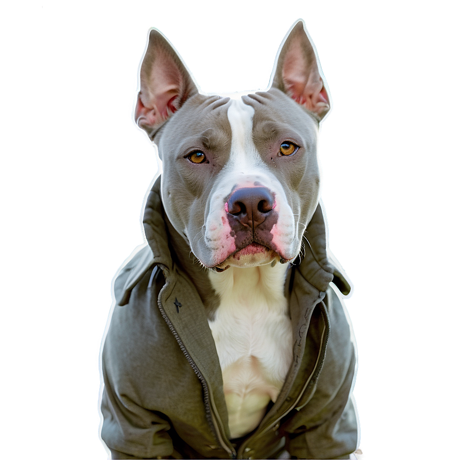 Pitbull In Winter Png Eqo8 PNG image