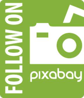 Pixabay Follow On Icon PNG image