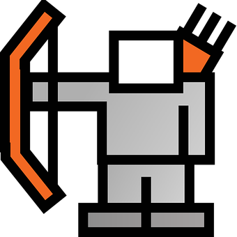 Pixel Archer Icon PNG image