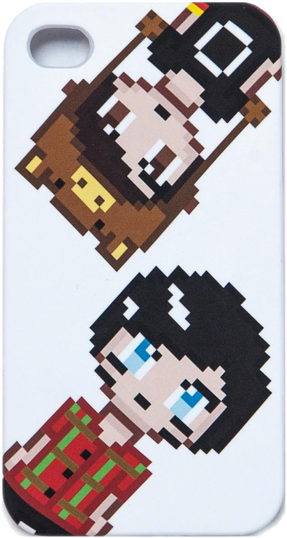 Pixel Art Character Phone Case PNG image