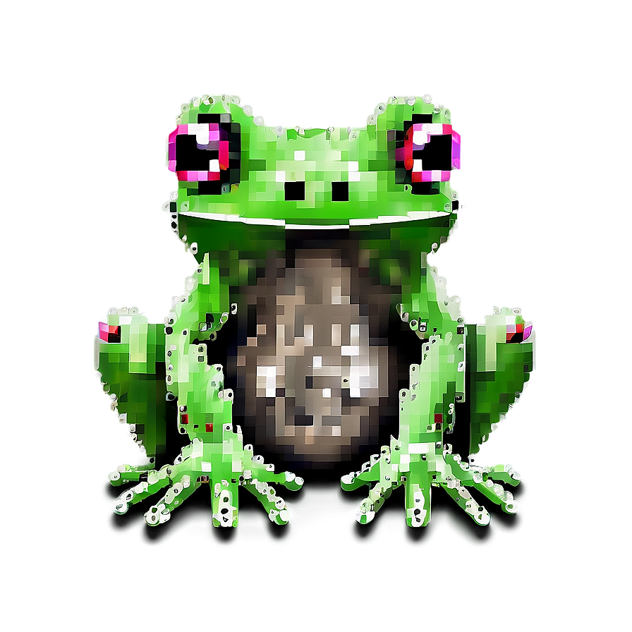 Pixel Art Frog Png Eli71 PNG image