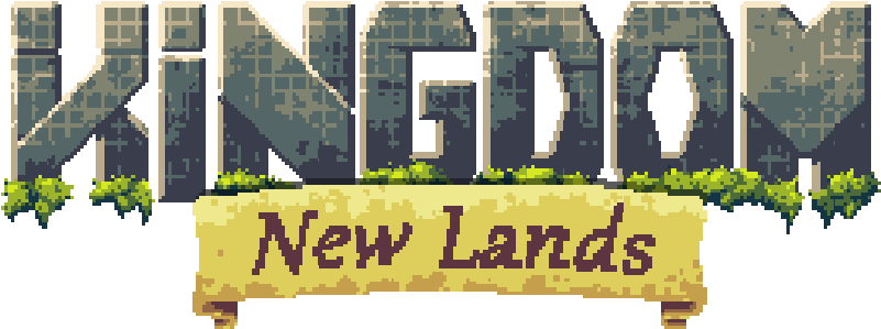 Pixel Art_ Kingdom New Lands_ Title Screen PNG image