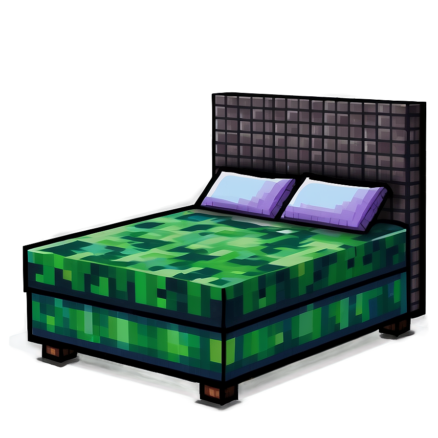 Pixel Art Minecraft Bed Png Uyg32 PNG image