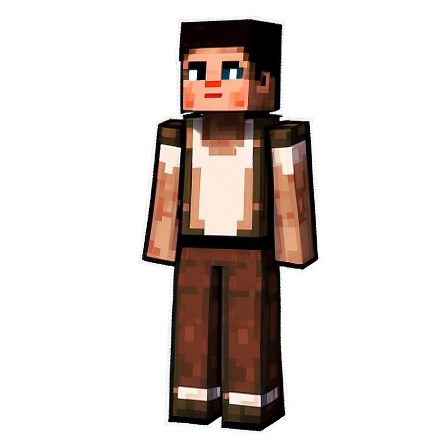 Pixel Art Minecraft Villager Png 73 PNG image