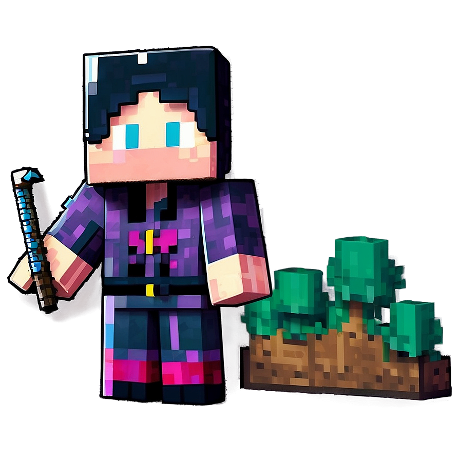 Pixel Art Minecraft Villager Png Lbs48 PNG image