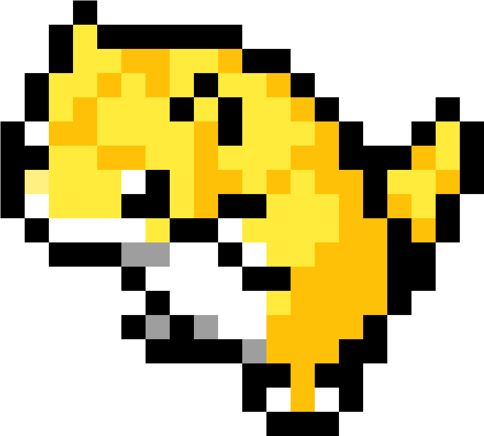 Pixel_ Art_ Pokemon_ Jolteon PNG image