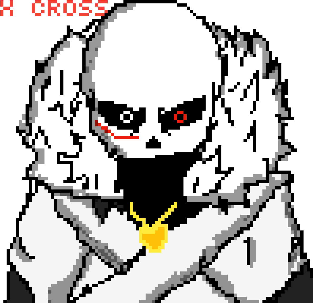 Pixel Art Sans Undertale PNG image