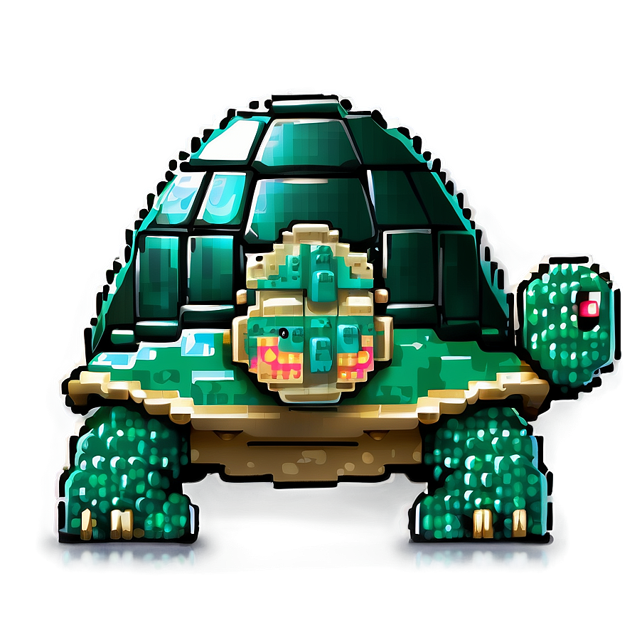 Pixel Art Turtle Icon Png 06242024 PNG image