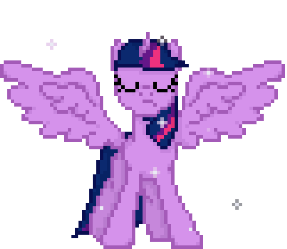 Pixel Art Twilight Sparkle PNG image