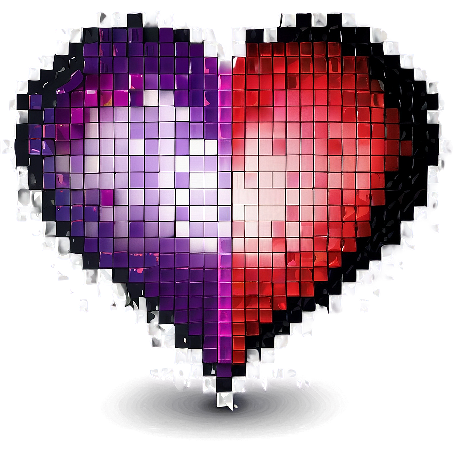 Pixel Heart Vector Png 1 PNG image