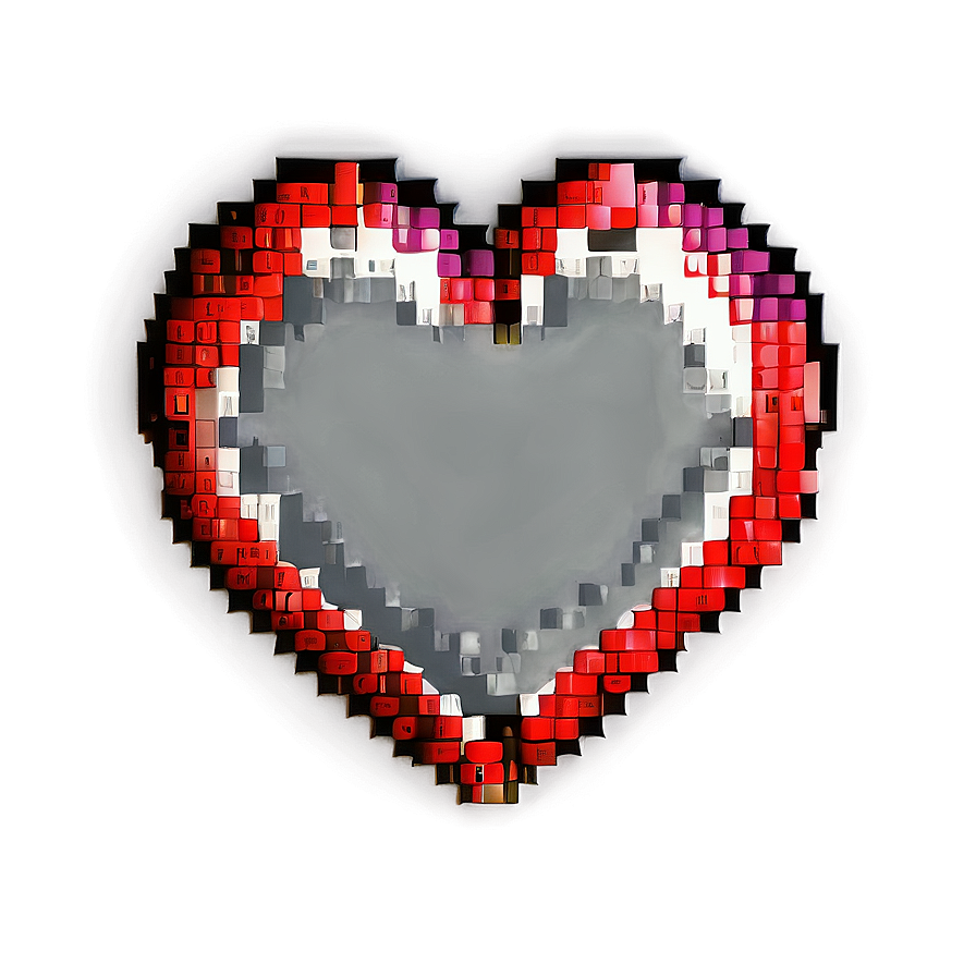 Pixel Heart Vector Png 24 PNG image