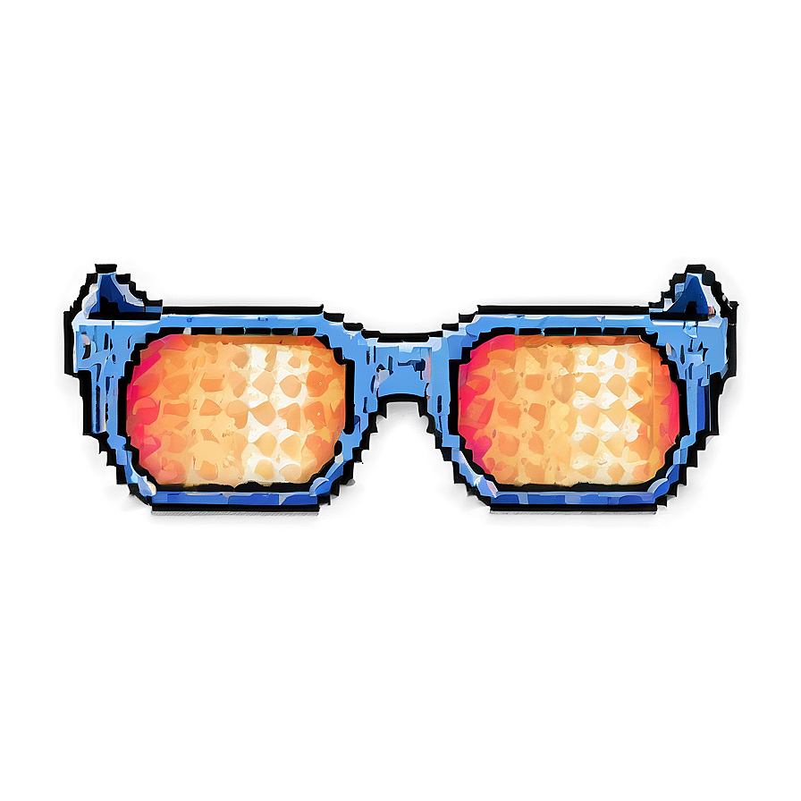 Pixel Meme Sunglasses Png Qnv PNG image