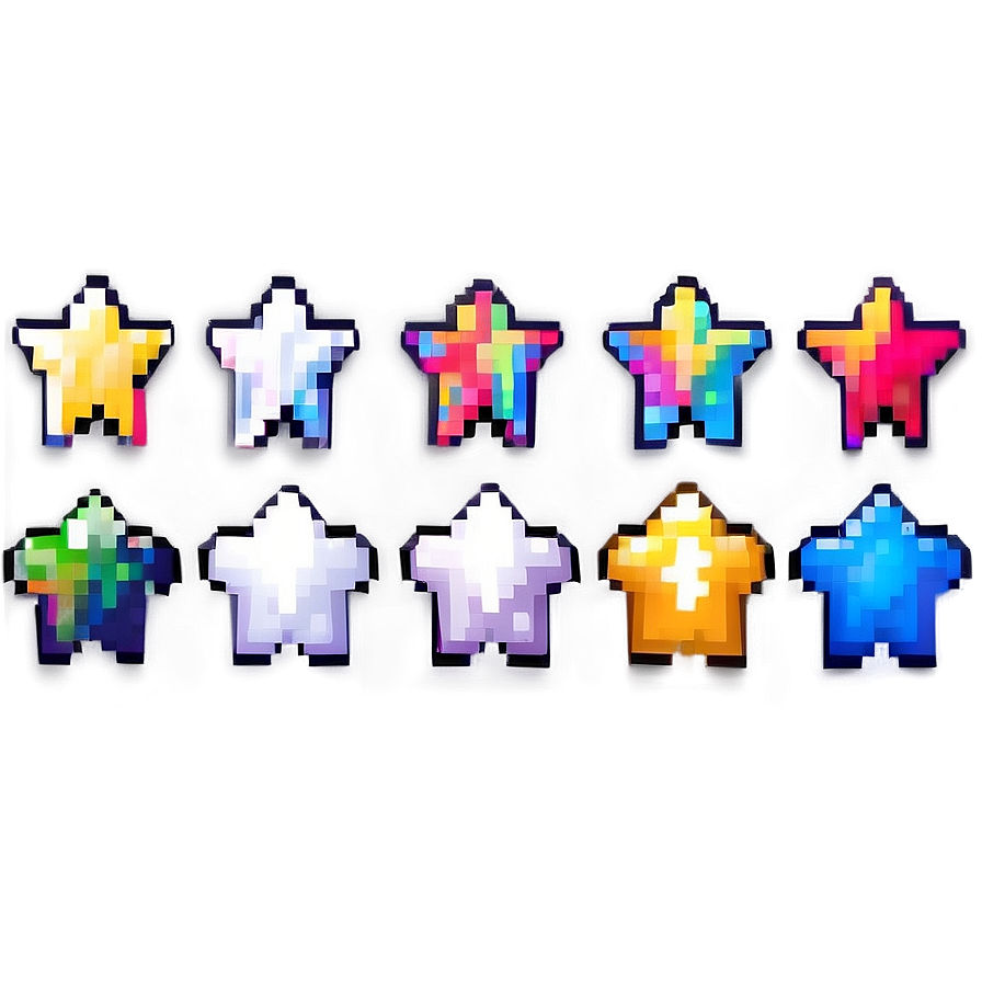 Pixel Star Background Png Kig PNG image