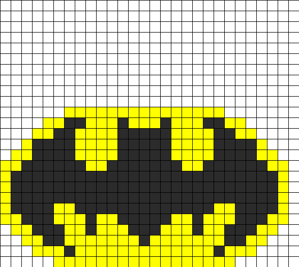 Pixelated Batman Logo PNG image