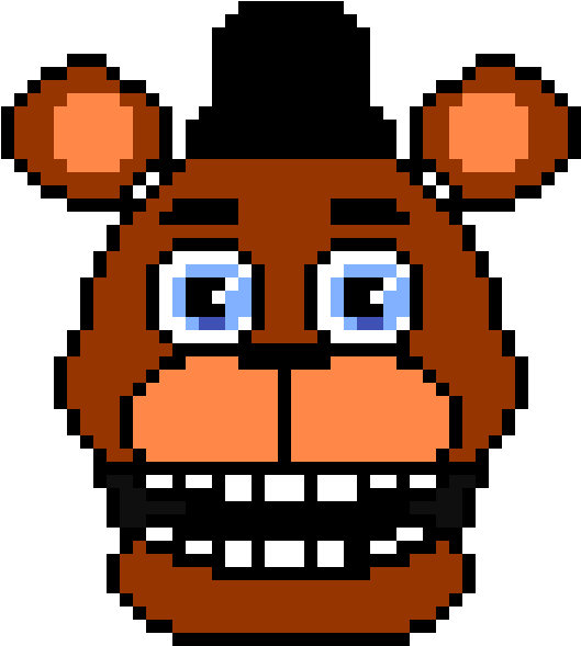 Pixelated_ Brown_ Bear_ Character PNG image