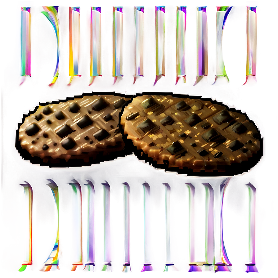 Pixelated Chocolate Cookie Png 06242024 PNG image