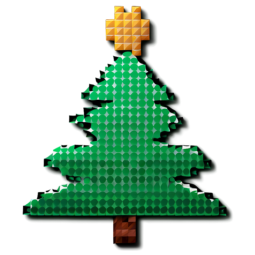 Pixelated Christmas Tree Png 68 PNG image