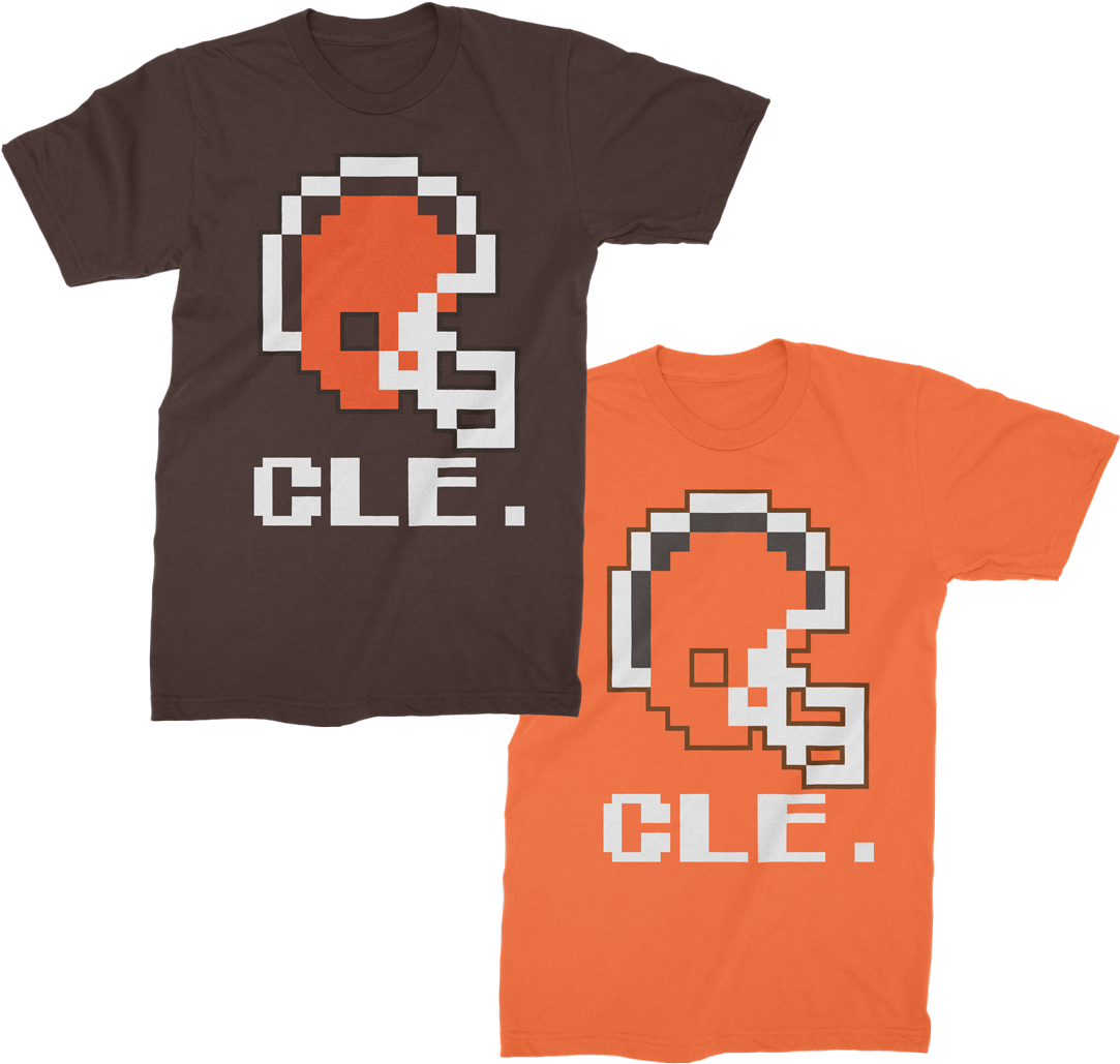 Pixelated Cleveland T Shirts PNG image
