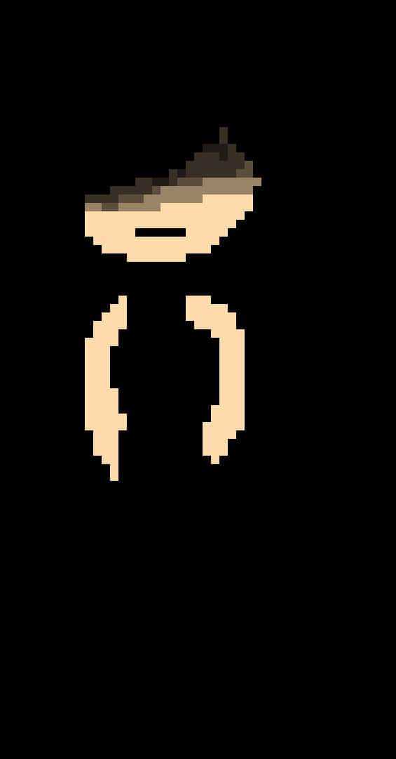 Pixelated Emo Hairstyle PNG image