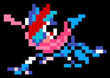 Pixelated_ Greninja_ Artwork PNG image