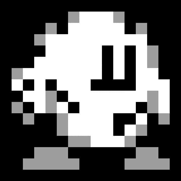 Pixelated_ Kirby_ Character PNG image