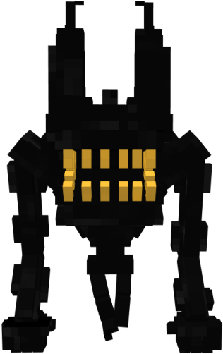 Pixelated_ Mechanical_ Giant PNG image