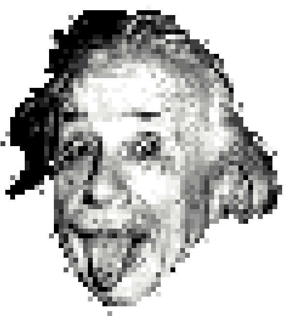Pixelated_ Portrait_of_ Smiling_ Man PNG image