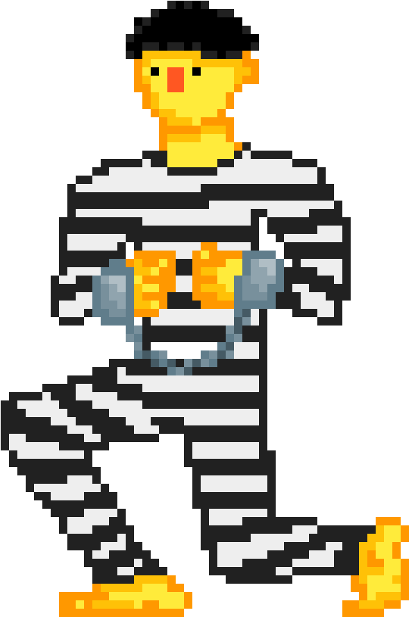 Pixelated Prisoner Illustration.png PNG image