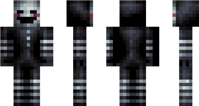 Pixelated Puppet Character PNG image